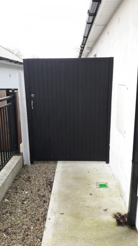 bog oak black straight gate